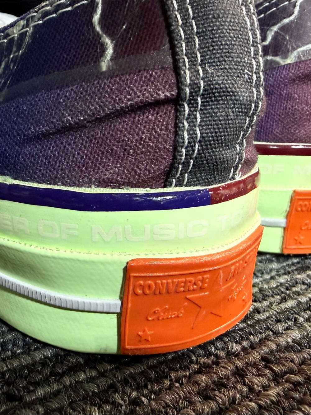 Converse Pigalle x Chuck 70 low ‘Lightning Storm’ Unisex Men’s 9.5 Women’s 11.5 - Picture 6 of 11